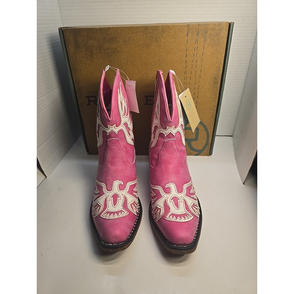 Roper Women's Amelia‎ Vintage Western Booties Snip Toe Size 7 NIB